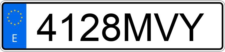 Numer rejestracyjny 4128MVY posiada NISSAN ARIYA