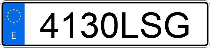 Numer rejestracyjny 4130LSG posiada FIAT PANDA