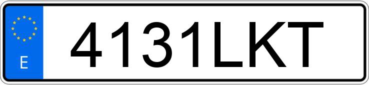 Numer rejestracyjny 4131LKT posiada HYUNDAI TUCSON