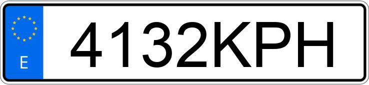 Numer rejestracyjny 4132KPH posiada PIAGGIO BEVERLY