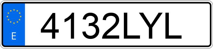 Numer rejestracyjny 4132LYL posiada PEUGEOT TWEET