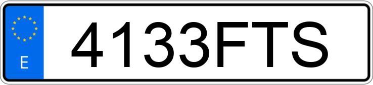 Numer rejestracyjny 4133FTS posiada AUDI A3 SPORTBACK Numer rejestracyjny 4133FTS posiada AUDI A3 SPORTBACK