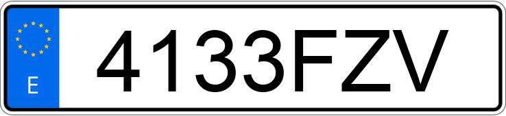 Numer rejestracyjny 4133FZV posiada BMW SERIE 3