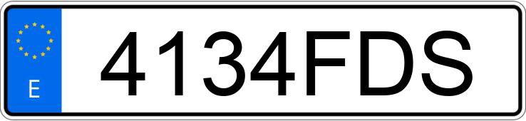 Numer rejestracyjny 4134FDS posiada RENAULT CLIO