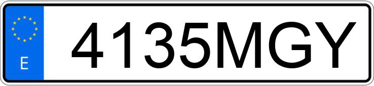 Numer rejestracyjny 4135MGY posiada AUDI Q8