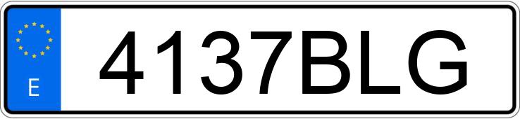 Numer rejestracyjny 4137BLG posiada AUDI A6