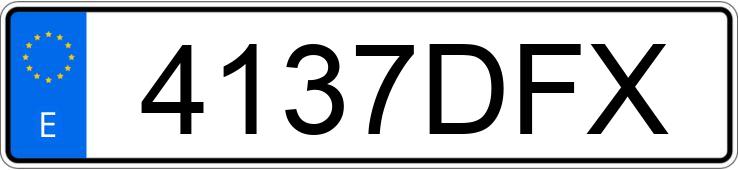 Numer rejestracyjny 4137DFX posiada RENAULT MEGANE Numer rejestracyjny 4137DFX posiada RENAULT MEGANE