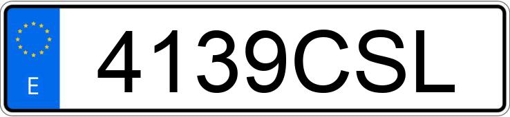 Numer rejestracyjny 4139CSL posiada MERCEDES C (203) Numer rejestracyjny 4139CSL posiada MERCEDES C (203)