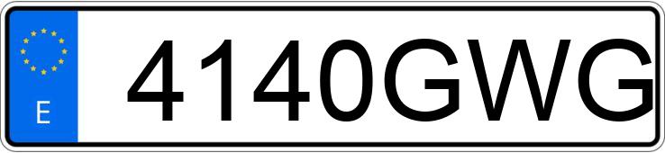 Numer rejestracyjny 4140GWG posiada OPEL INSIGNIA