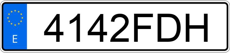 Numer rejestracyjny 4142FDH posiada NISSAN X-TRAIL