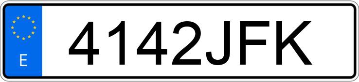 Numer rejestracyjny 4142JFK posiada SEAT LEON Numer rejestracyjny 4142JFK posiada SEAT LEON