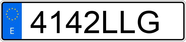 Numer rejestracyjny 4142LLG posiada MERCEDES A (176)