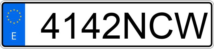 Numer rejestracyjny 4142NCW posiada BMW X3 Numer rejestracyjny 4142NCW posiada BMW X3