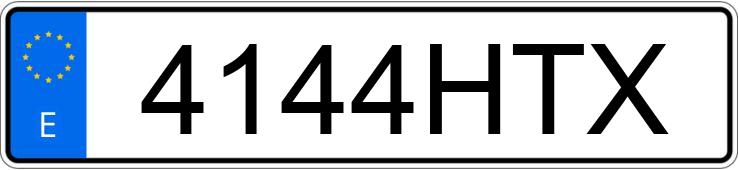 Numer rejestracyjny 4144HTX posiada TOYOTA VERSO Numer rejestracyjny 4144HTX posiada TOYOTA VERSO