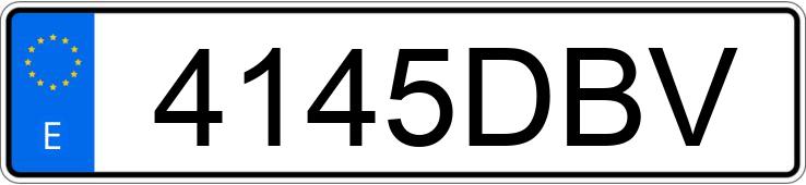 Numer rejestracyjny 4145DBV posiada YAMAHA DT 125