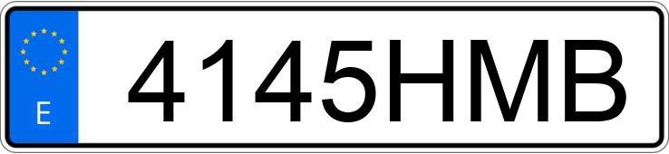 Numer rejestracyjny 4145HMB posiada SEAT IBIZA Numer rejestracyjny 4145HMB posiada SEAT IBIZA