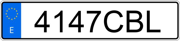 Numer rejestracyjny 4147CBL posiada BMW SERIE 3 Numer rejestracyjny 4147CBL posiada BMW SERIE 3