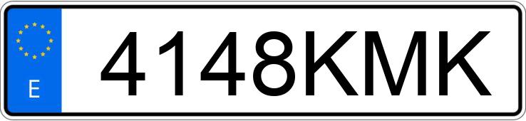 Numer rejestracyjny 4148KMK posiada PEUGEOT PARTNER Numer rejestracyjny 4148KMK posiada PEUGEOT PARTNER