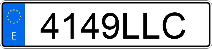 Numer rejestracyjny 4149LLC posiada TOYOTA YARIS