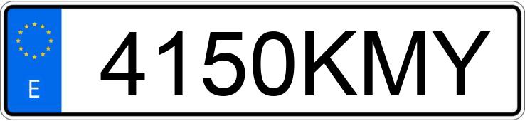 Numer rejestracyjny 4150KMY posiada AUDI A3 SPORTBACK Numer rejestracyjny 4150KMY posiada AUDI A3 SPORTBACK