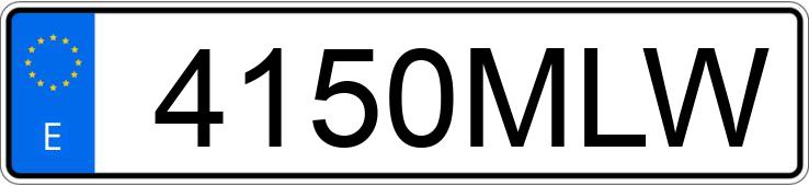 Numer rejestracyjny 4150MLW posiada MERCEDES AMG SL (232)