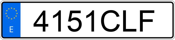 Numer rejestracyjny 4151CLF posiada BMW SERIE 3