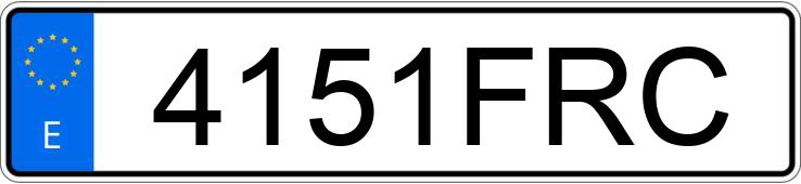 Numer rejestracyjny 4151FRC posiada SEAT LEON