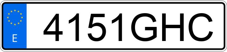 Numer rejestracyjny 4151GHC posiada BMW SERIE 3