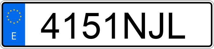 Numer rejestracyjny 4151NJL posiada MERCEDES O