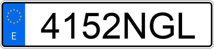 The registration number 4152NGL has TOYOTA RAV4 The registration number 4152NGL has TOYOTA RAV4