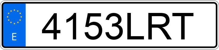 Numer rejestracyjny 4153LRT posiada LAND ROVER RANGE ROVER SPORT