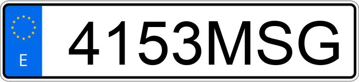 Numer rejestracyjny 4153MSG posiada SKODA KODIAQ