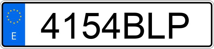 Numer rejestracyjny 4154BLP posiada SEAT IBIZA Numer rejestracyjny 4154BLP posiada SEAT IBIZA