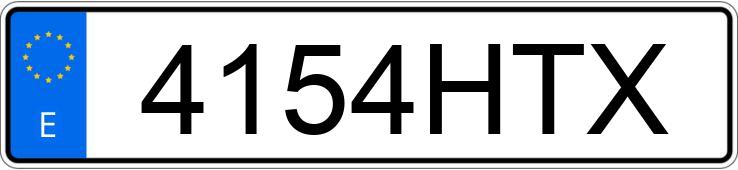 Numer rejestracyjny 4154HTX posiada TOYOTA AURIS Numer rejestracyjny 4154HTX posiada TOYOTA AURIS