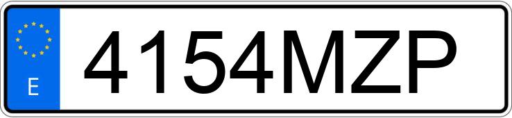 Numer rejestracyjny 4154MZP posiada FERRARI 296