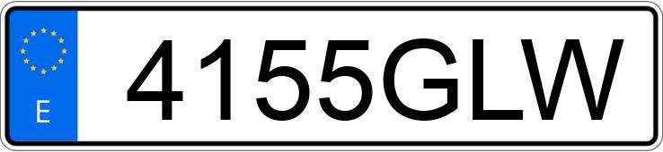 Registreringsnummeret 4155GLW har RENAULT MEGANE COUPE