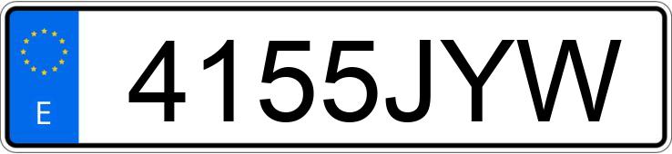 Numer rejestracyjny 4155JYW posiada KYMCO SUPER DINK