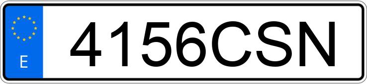 Numer rejestracyjny 4156CSN posiada VOLKSWAGEN GOLF Numer rejestracyjny 4156CSN posiada VOLKSWAGEN GOLF