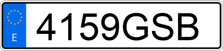 Numer rejestracyjny 4159GSB posiada OPEL MERIVA Numer rejestracyjny 4159GSB posiada OPEL MERIVA