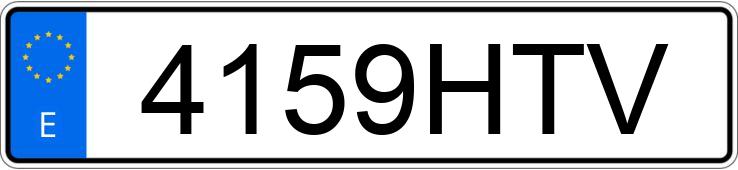Numer rejestracyjny 4159HTV posiada PEUGEOT 308