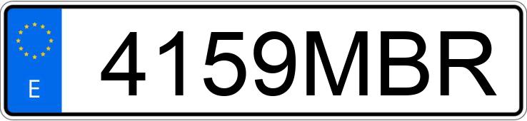 Numer rejestracyjny 4159MBR posiada PEUGEOT 208