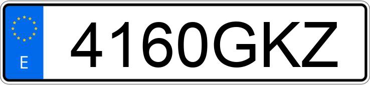 Numer rejestracyjny 4160GKZ posiada SEAT IBIZA Numer rejestracyjny 4160GKZ posiada SEAT IBIZA