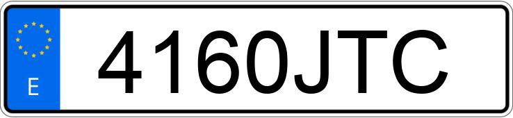 Numer rejestracyjny 4160JTC posiada AUDI A3 SPORTBACK