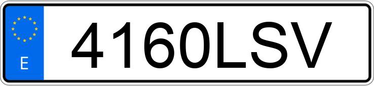 Numer rejestracyjny 4160LSV posiada OPEL COMBO