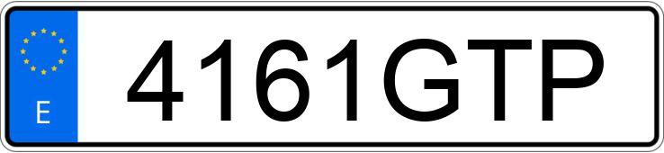 Numer rejestracyjny 4161GTP posiada FORD FIESTA