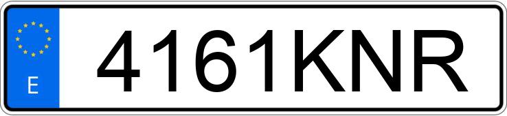 Numer rejestracyjny 4161KNR posiada VOLKSWAGEN GOLF Numer rejestracyjny 4161KNR posiada VOLKSWAGEN GOLF