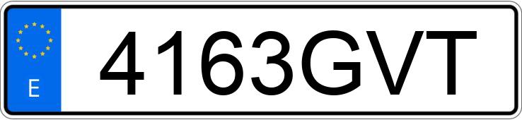 Numer rejestracyjny 4163GVT posiada VOLKSWAGEN EOS
