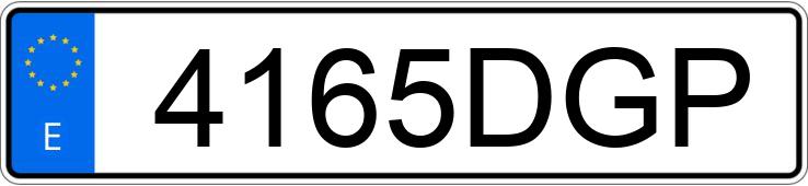 Numer rejestracyjny 4165DGP posiada FORD FOCUS