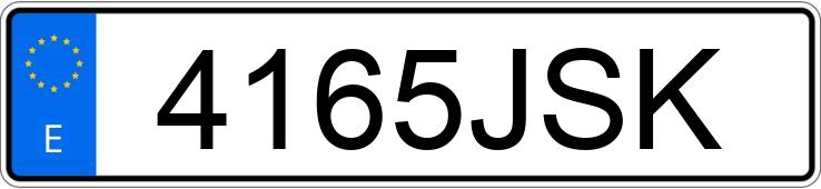 Numer rejestracyjny 4165JSK posiada AUDI A5 SPORTBACK Numer rejestracyjny 4165JSK posiada AUDI A5 SPORTBACK