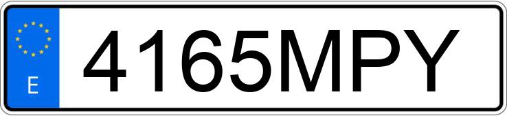 Numer rejestracyjny 4165MPY posiada FORD KUGA Numer rejestracyjny 4165MPY posiada FORD KUGA